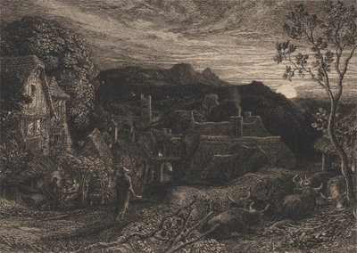 The Bellman by Samuel Palmer